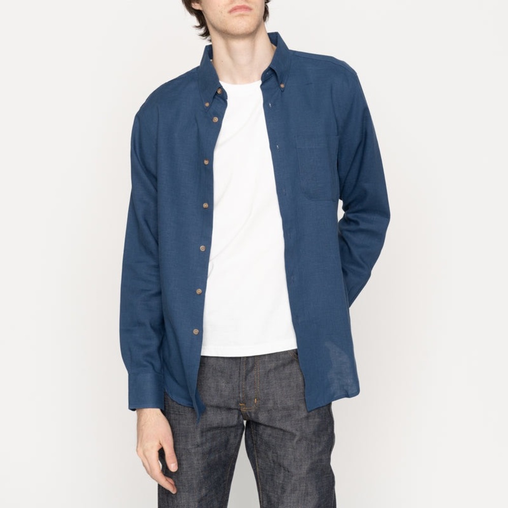 Naked & Famous Easy Shirt - French Linen Fine Canvas